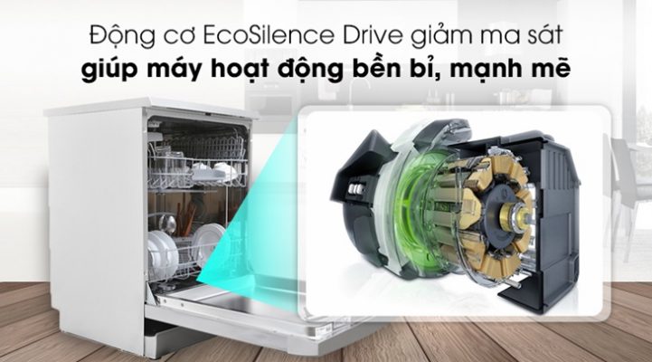 Động cơ EcoSilence của máy rửa bát Bosch SMI4HCS48E