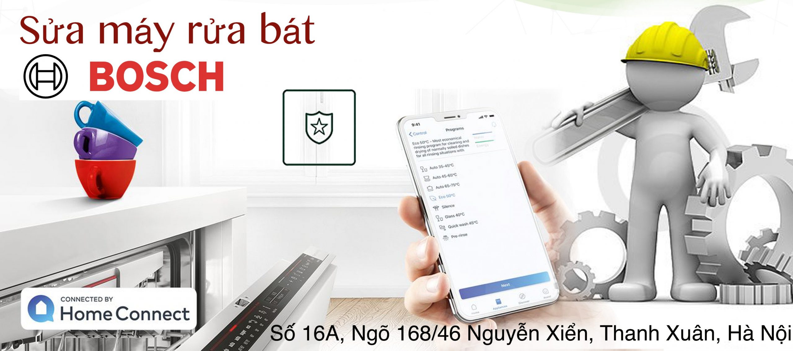 Dịch vụ sửa chữa máy rửa bát Bosch Tại Hà Nội